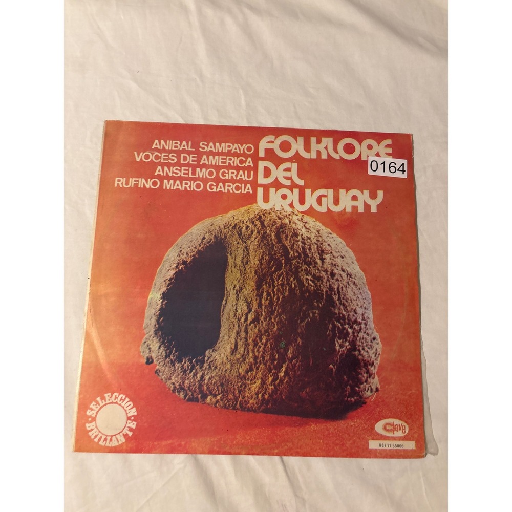 Clave Folklore Del Uruguay Vinyl LP Anibal Sampayo 12" Black Good 1984 Pressing